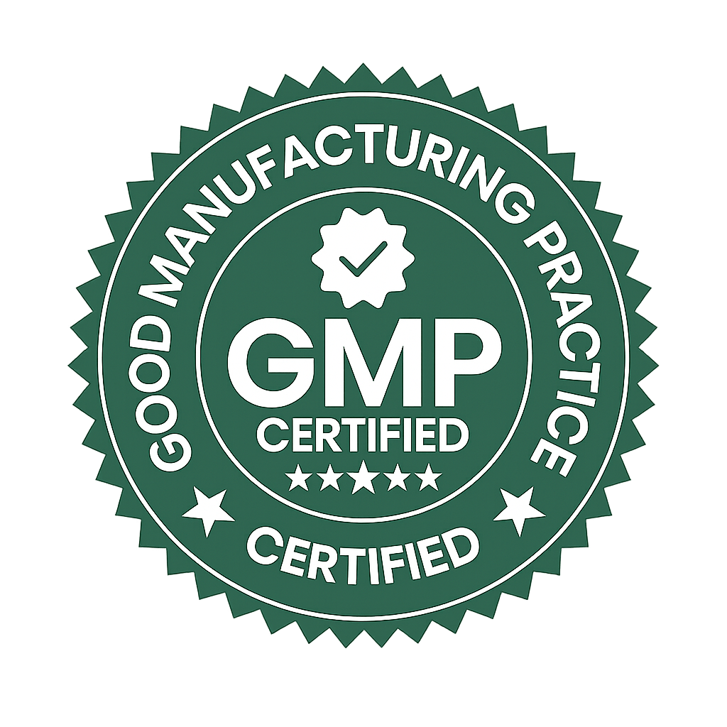 GMP Certified — Good Manufacturing Practice